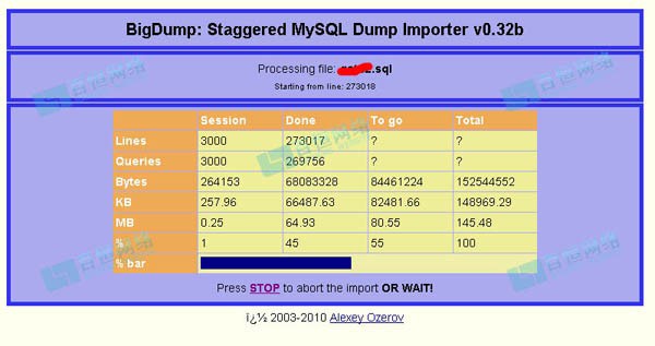 点击Start Import