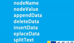 介绍Text类型中appendData、deleteData、insertData、replaceData方法的使用方法