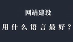 网站一般用什么语言开发？
